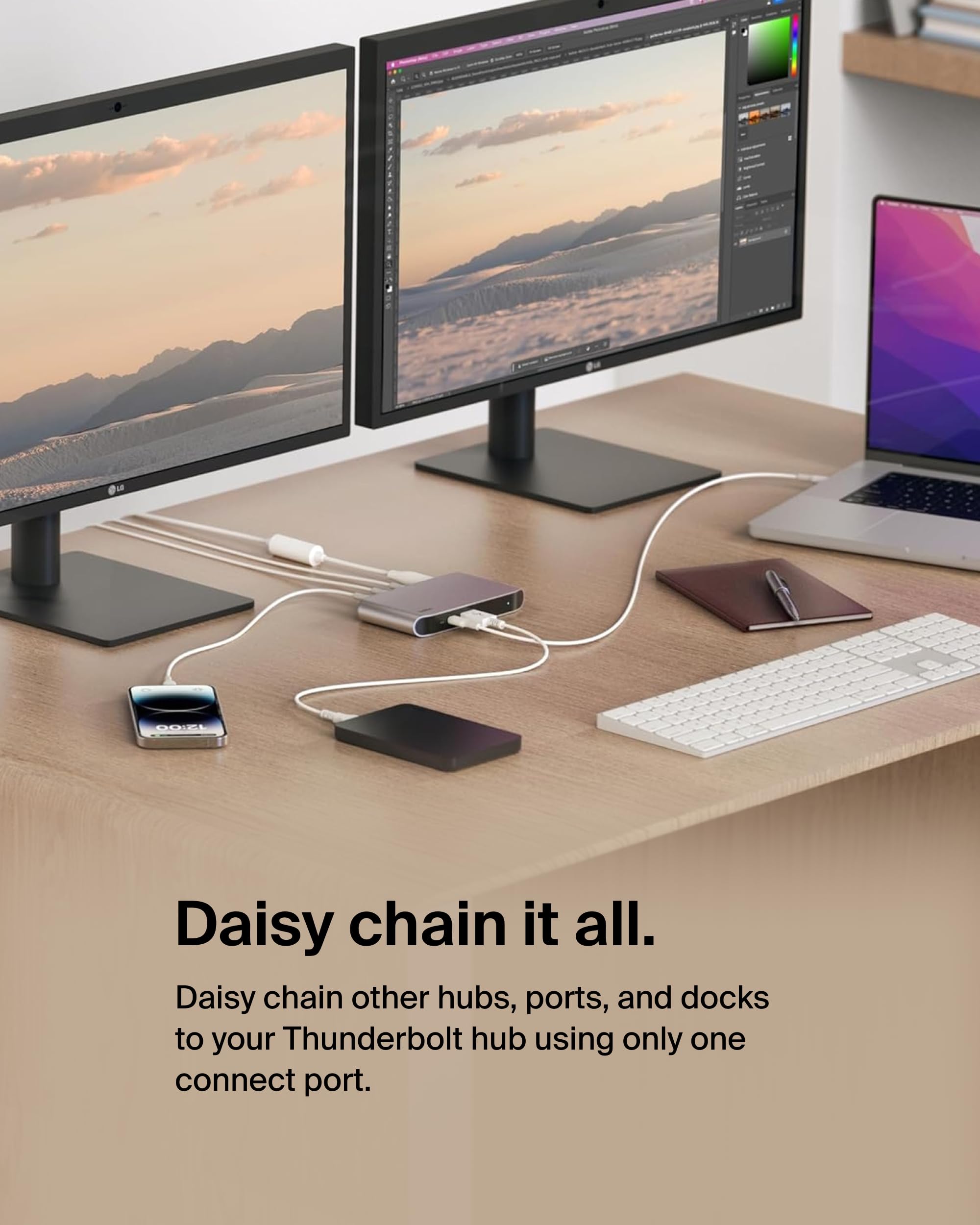 Belkin Connect Thunderbolt 4 Core Hub 5 in 1 Docking Station 96W